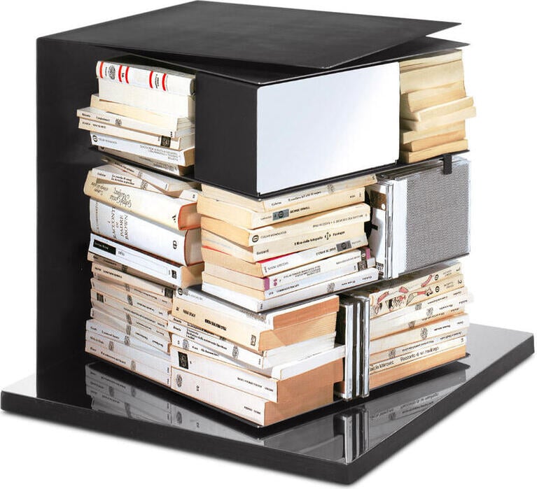 Regał Ptolomeo x4 czarny obrotowy