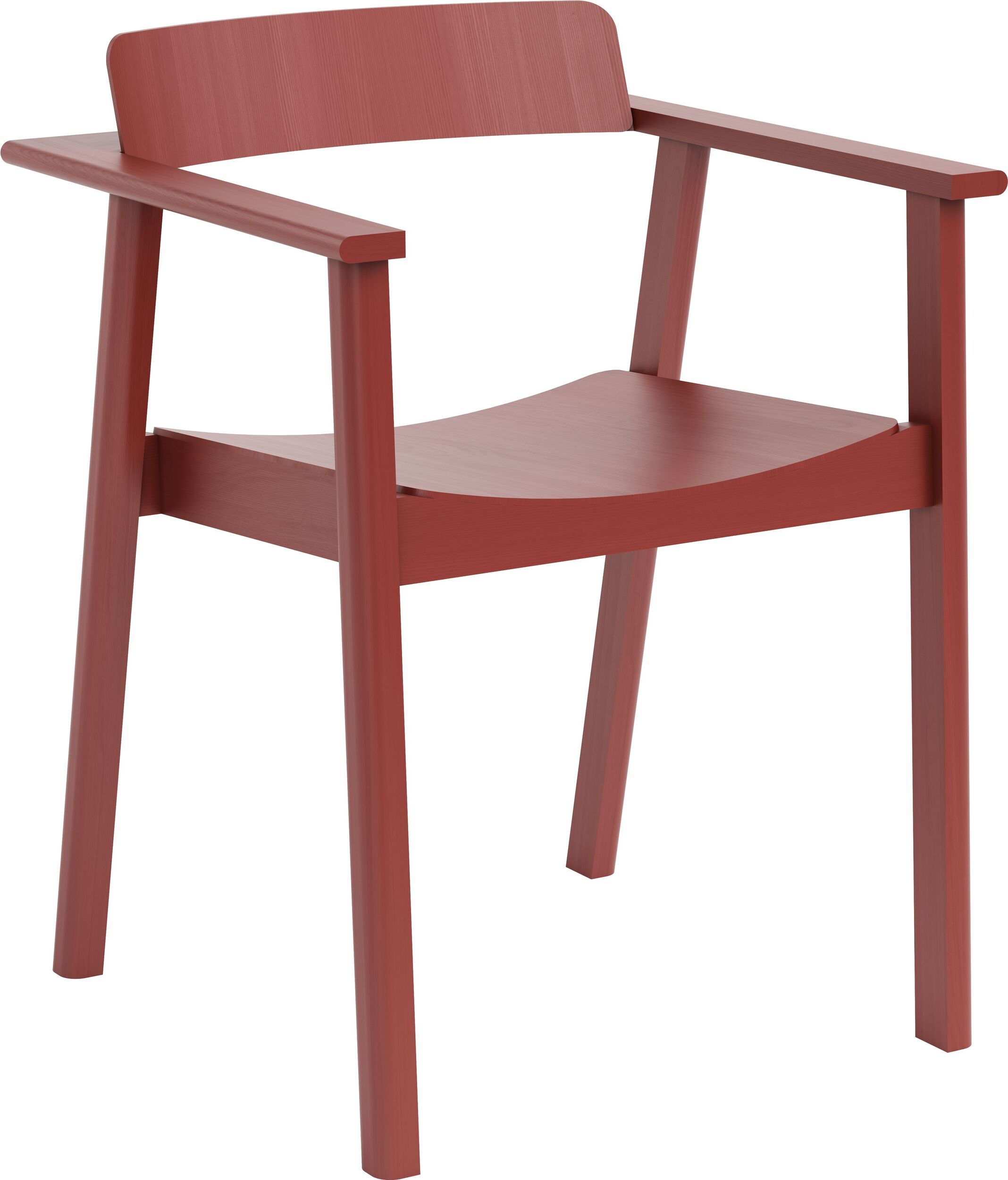 Krzesło Maiden czerwone