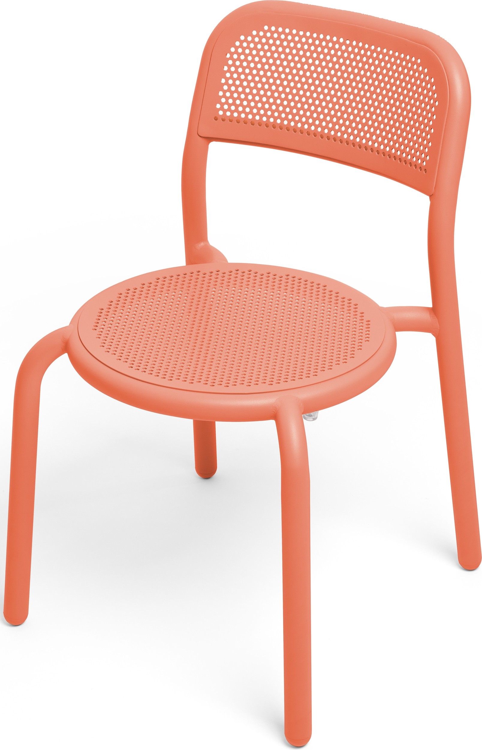 Krzesła ogrodowe Toni mandarynkowe 4 szt.