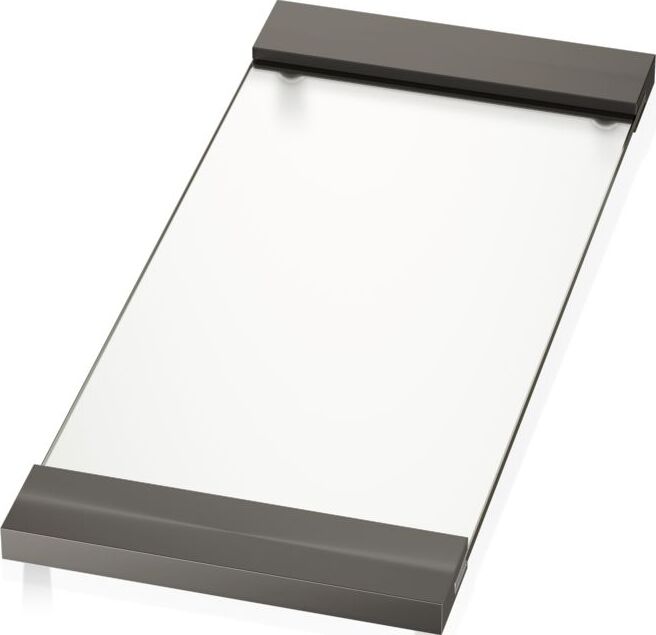 Taca łazienkowa Corner 17 x 37 cm ciemny metal mat