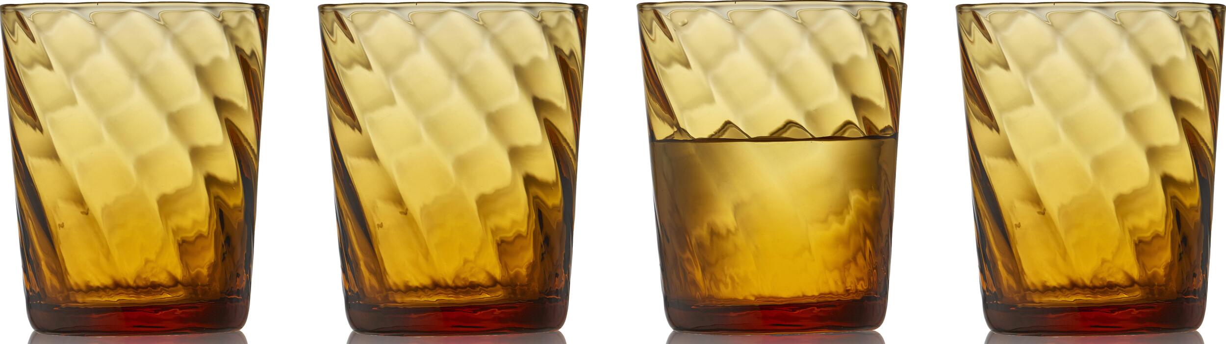 Szklanki Vienna 300 ml bursztynowe 4 szt.