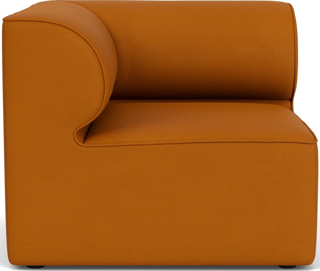 Narożnik lewostronny sofy modułowej Eave 86 x 86 cm ciemnopomarańczowy