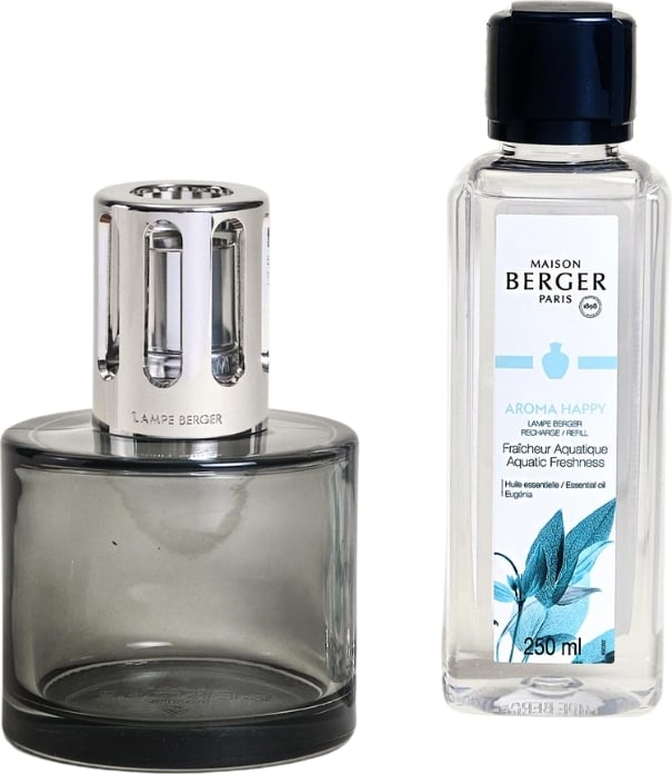 Lampa katalityczna Aroma szara z zapachem Happy