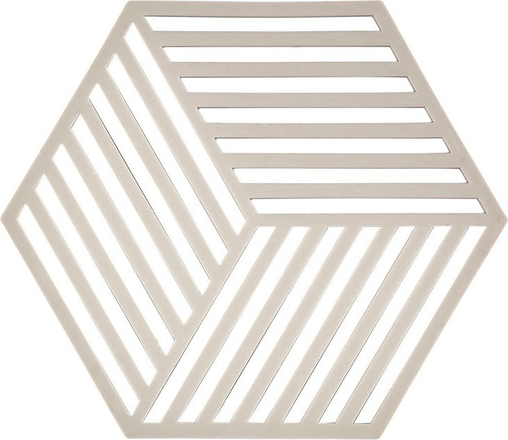 Podstawka pod gorące naczynia Hexagon jasnoszara
