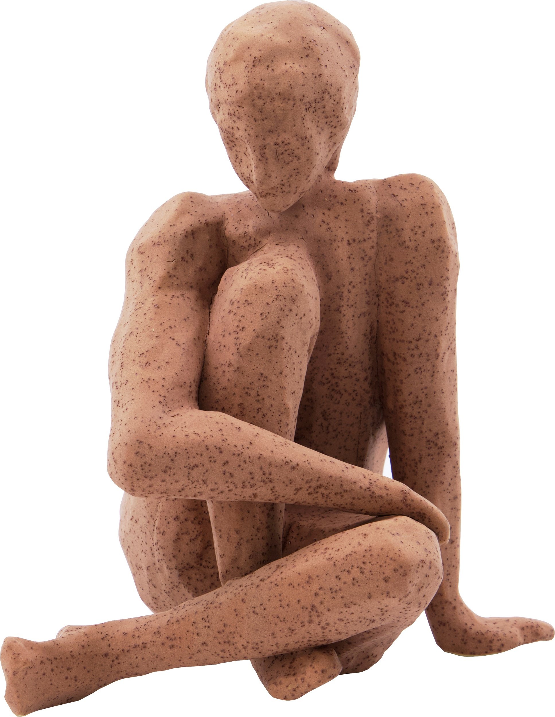 Figurka dekoracyjna Woman brązowa