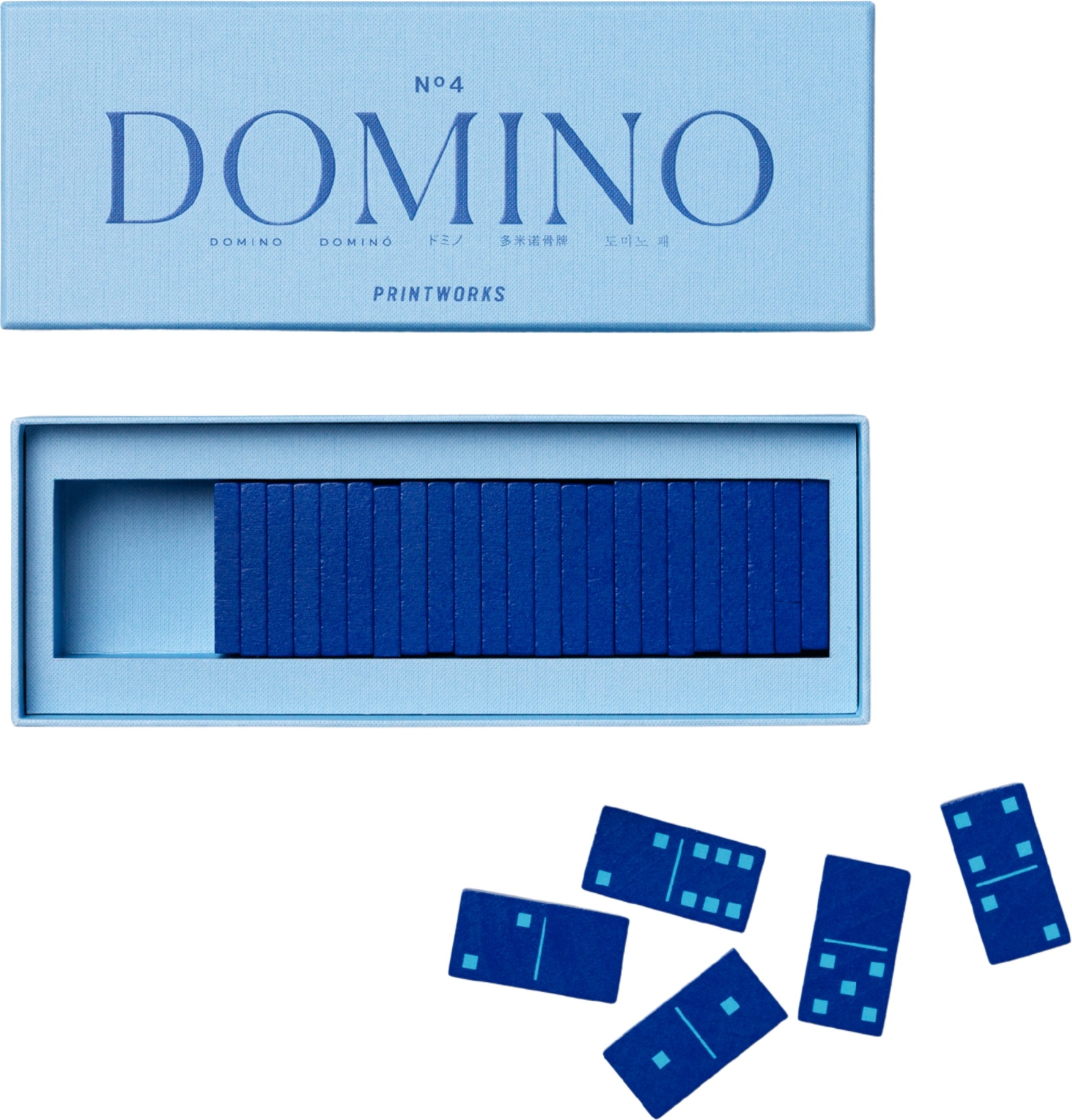 Domino Printworks Classic jasnoniebieskie