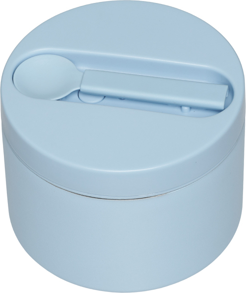 Lunchbox termiczny To Go mały jasnoniebieski z łyżką 2 el.