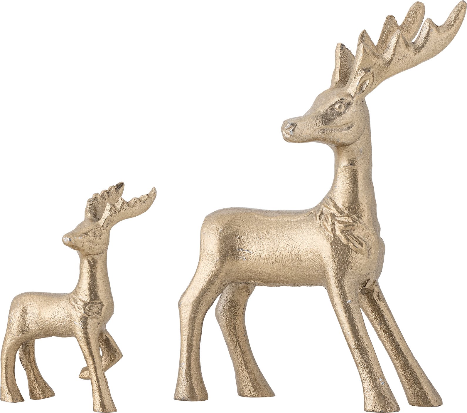Dekoracje świąteczne Kila renifery złote 2 szt.