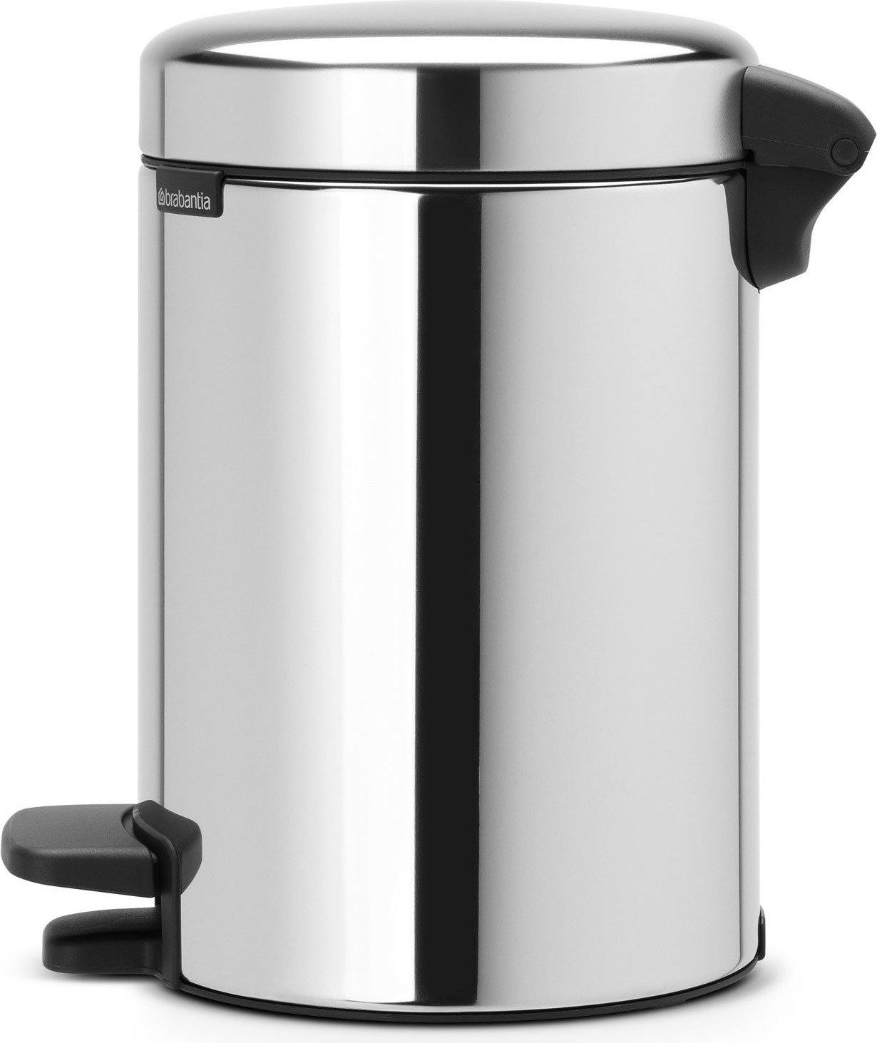 Kosz na śmieci pedałowy NewIcon 3l stal polerowana