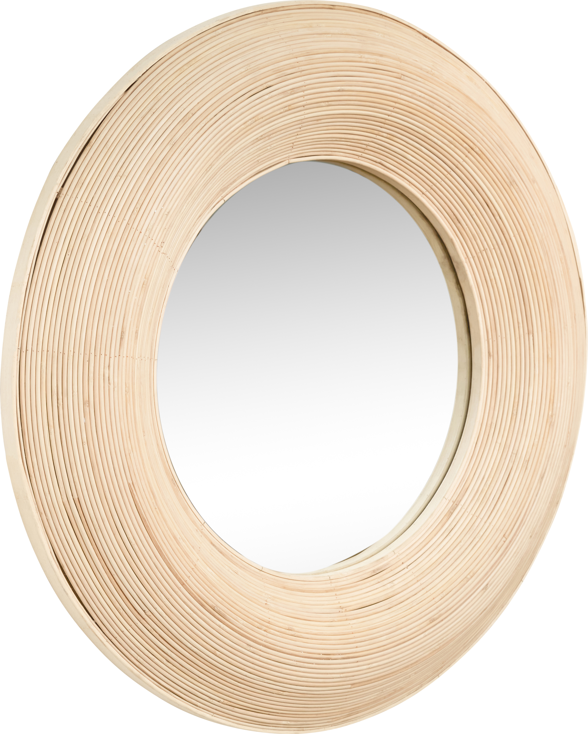 Lustro ścienne Blush 60 cm bambusowe