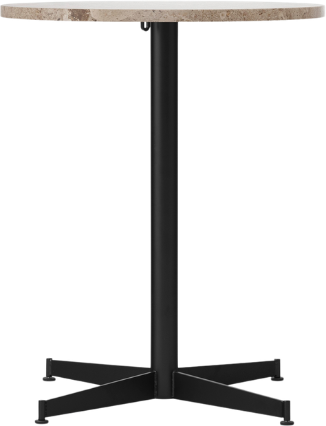 Stół z czarną podstawą Nook Star Base Kunis Breccia 60 cm