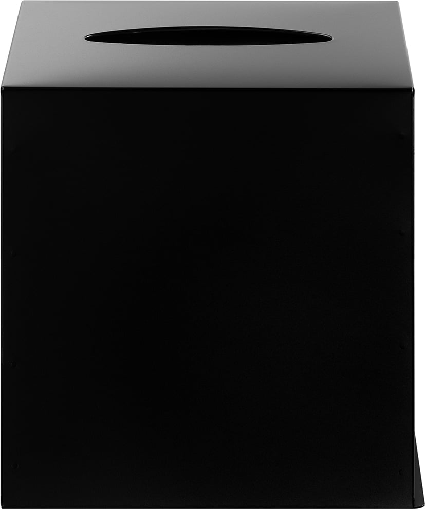 Pojemnik na chusteczki Nexio kwadratowy 14 x 14 cm czarny