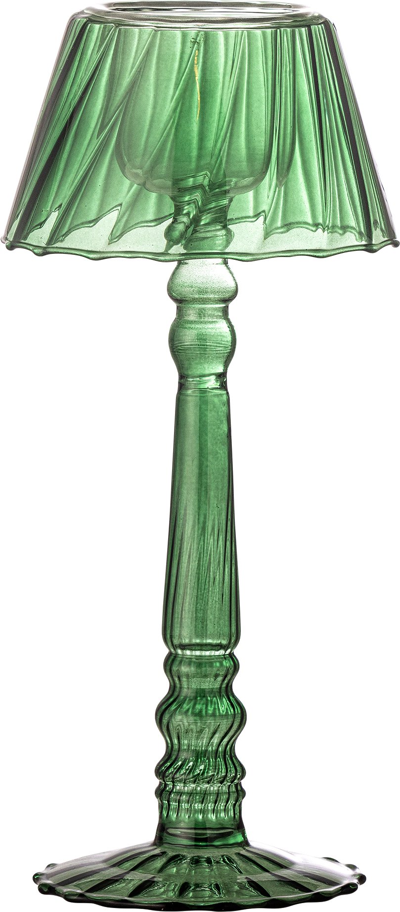 Świecznik na tealighty Cisco 23,5 cm zielony