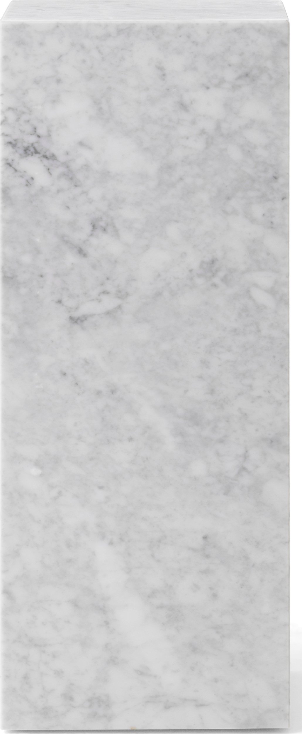 Stolik boczny Plinth Carrara wysoki