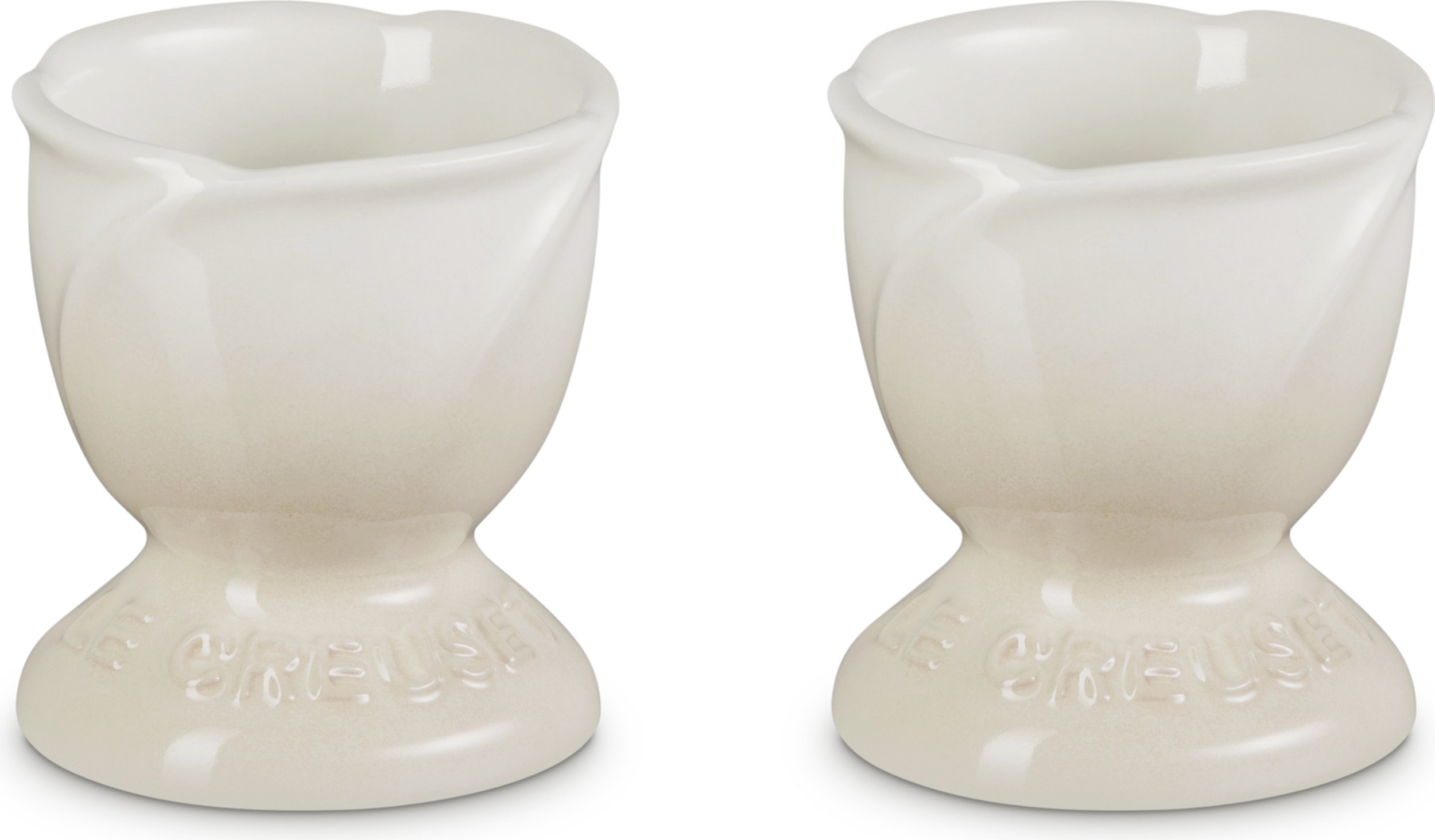 Kieliszki do jajek Jardin beżowe 2 szt.