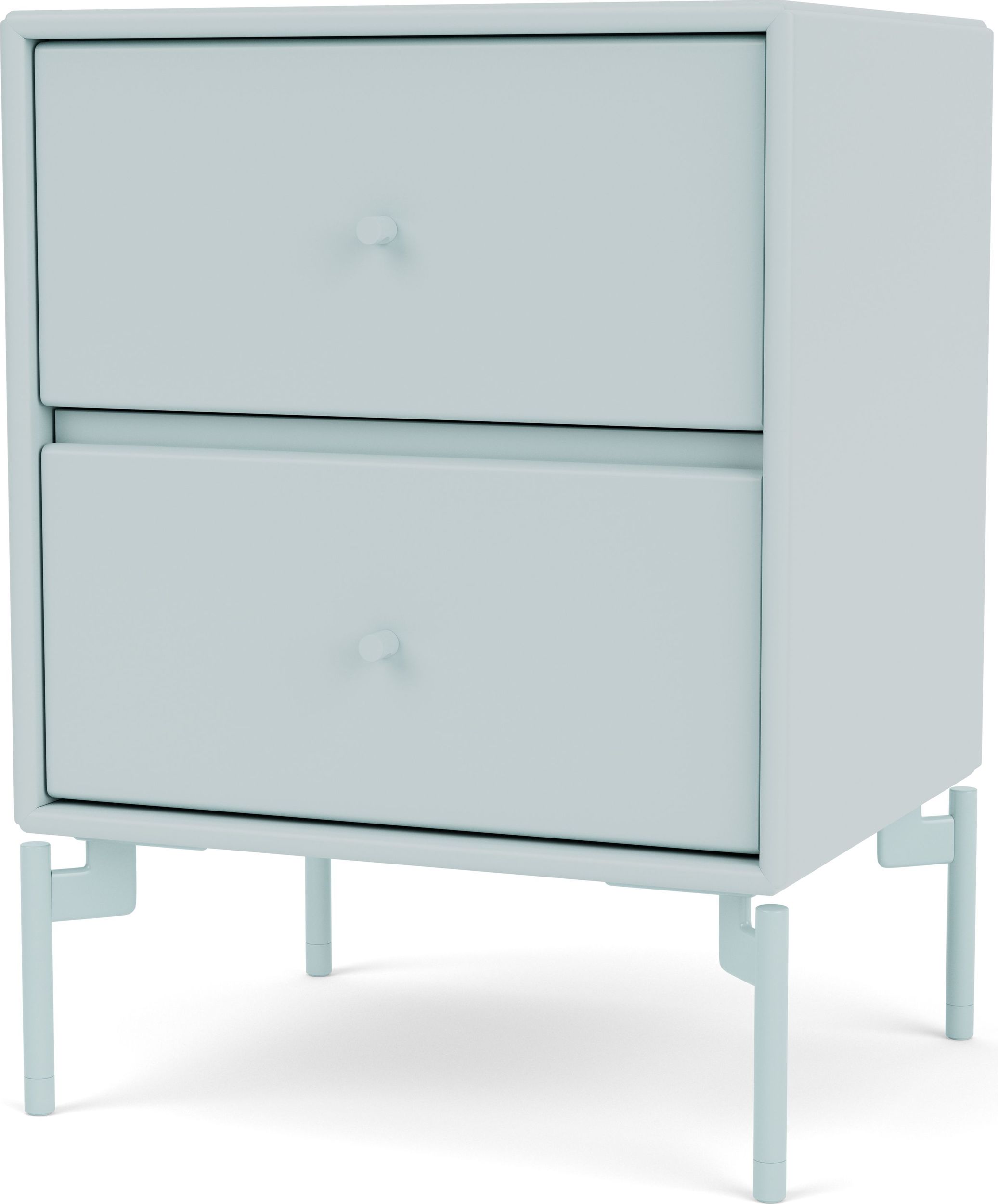 Szafka nocna Drift jasnobłękitna na jasnobłękitnych nogach