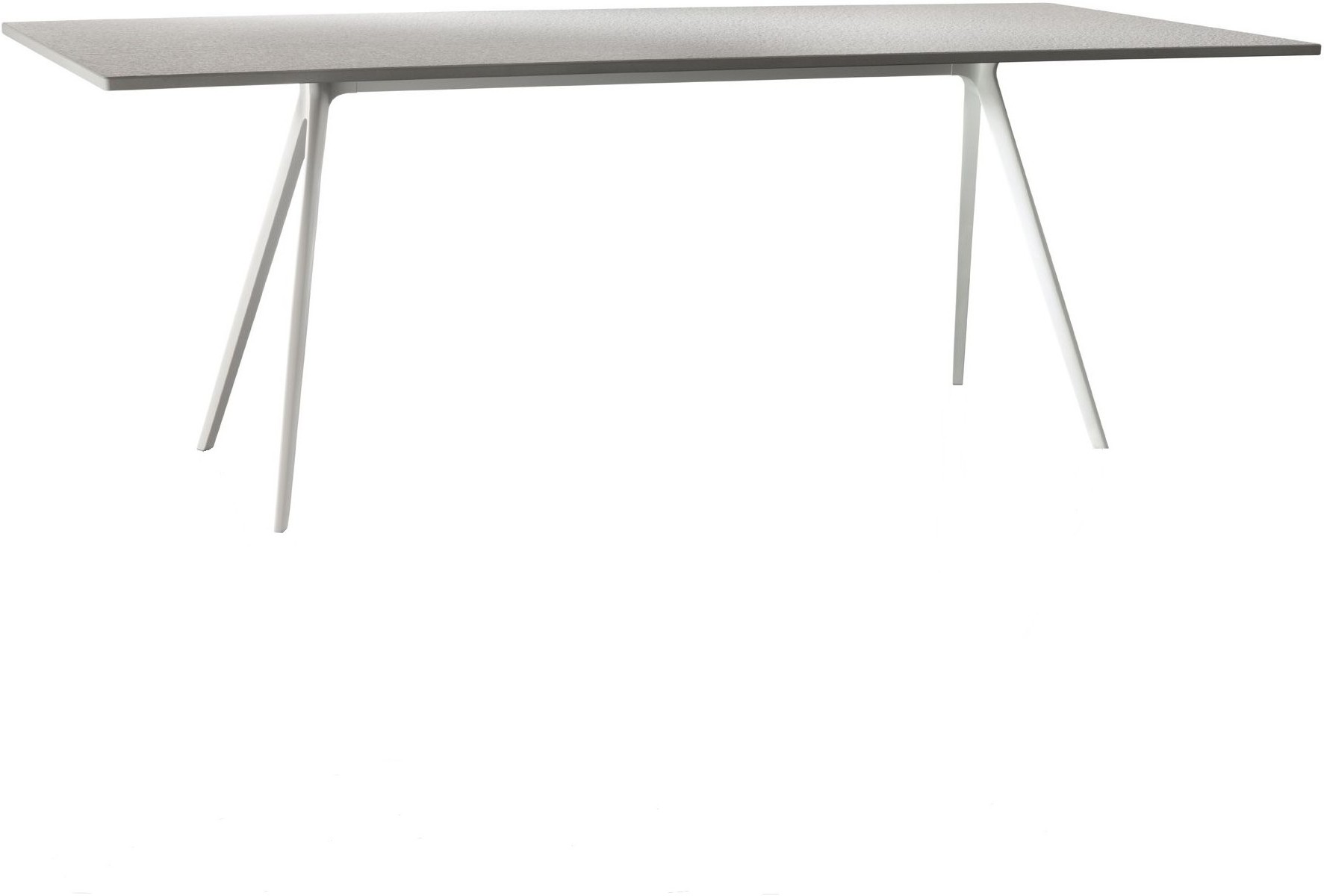 Stół Baguette 205 cm blat łupek rama polerowana