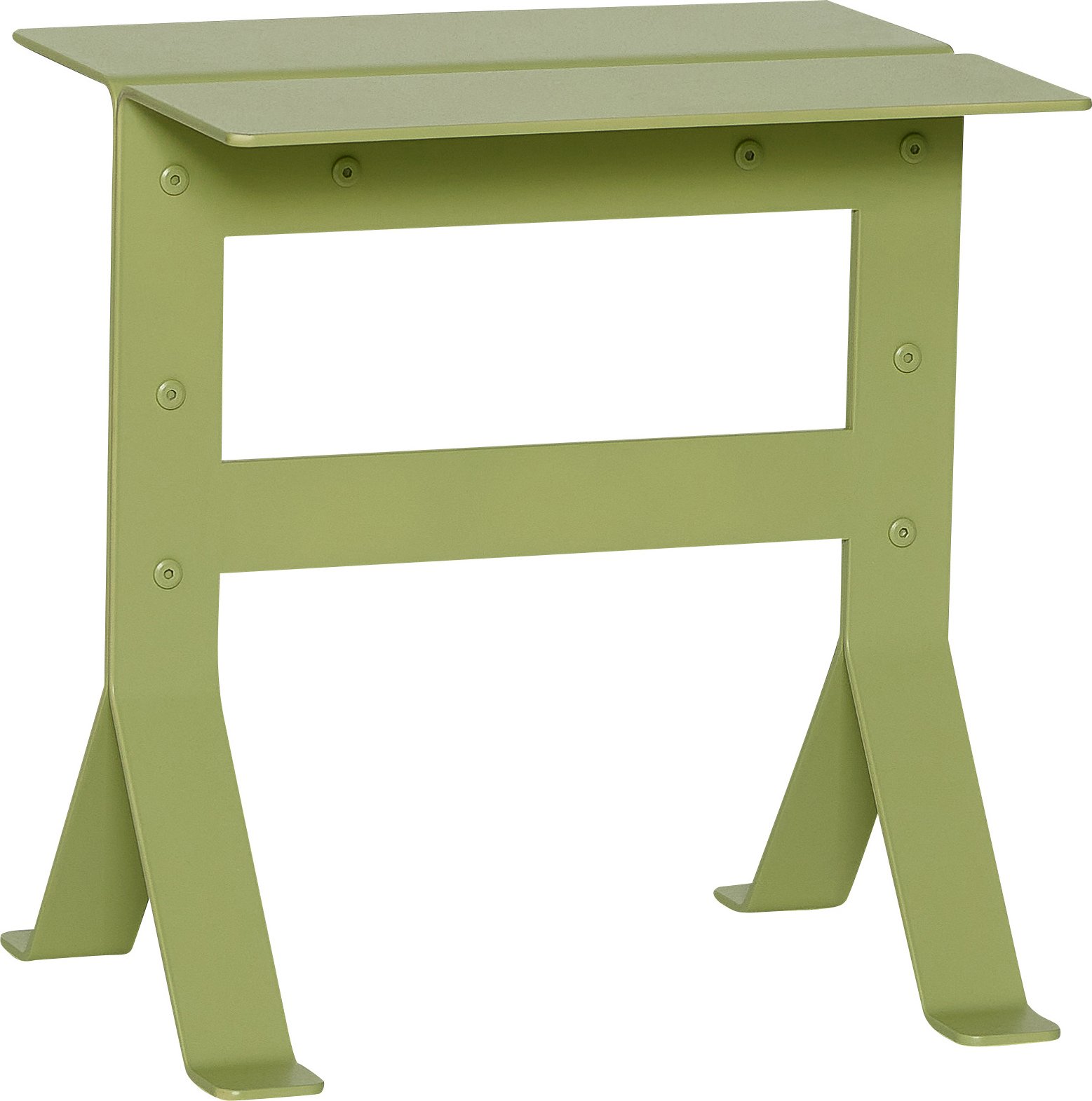 Stolik boczny Fold jasnozielony