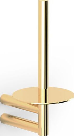 Uchwyt na papier toaletowy Mikado złoty mat