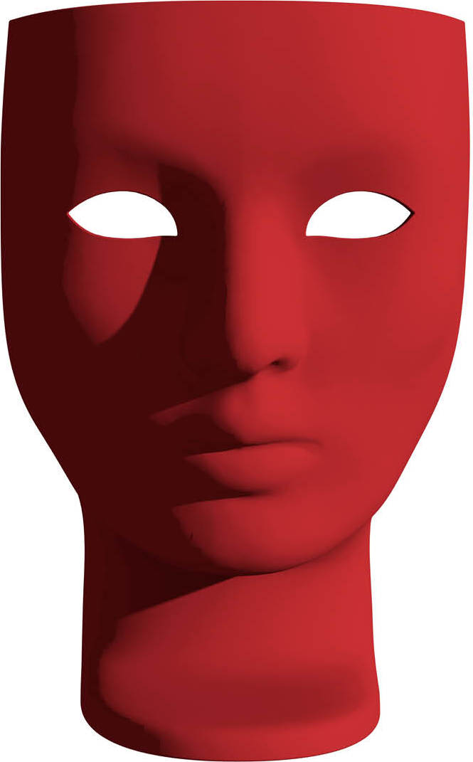 Dekoracja Nemo Miniatura Velvet czerwona