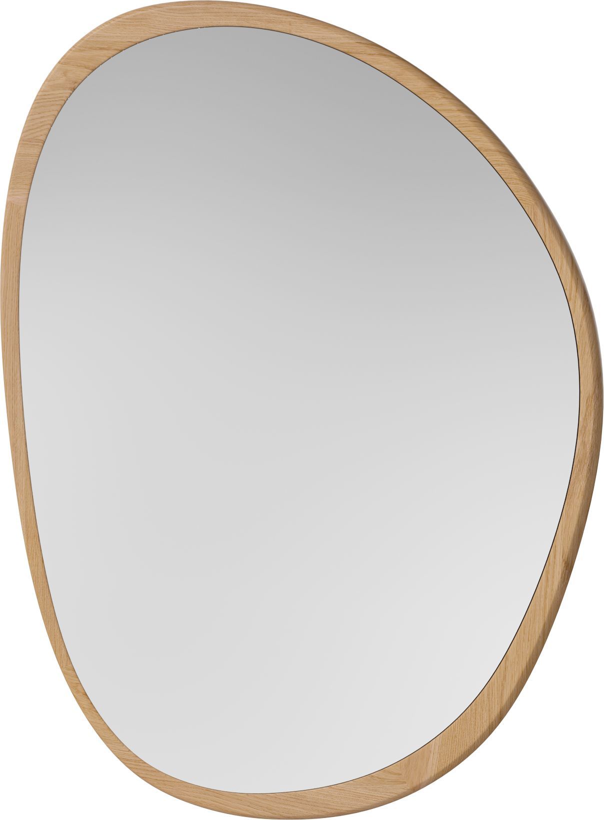 Lustro ścienne Elope 88,5 x 71 cm naturalny dąb