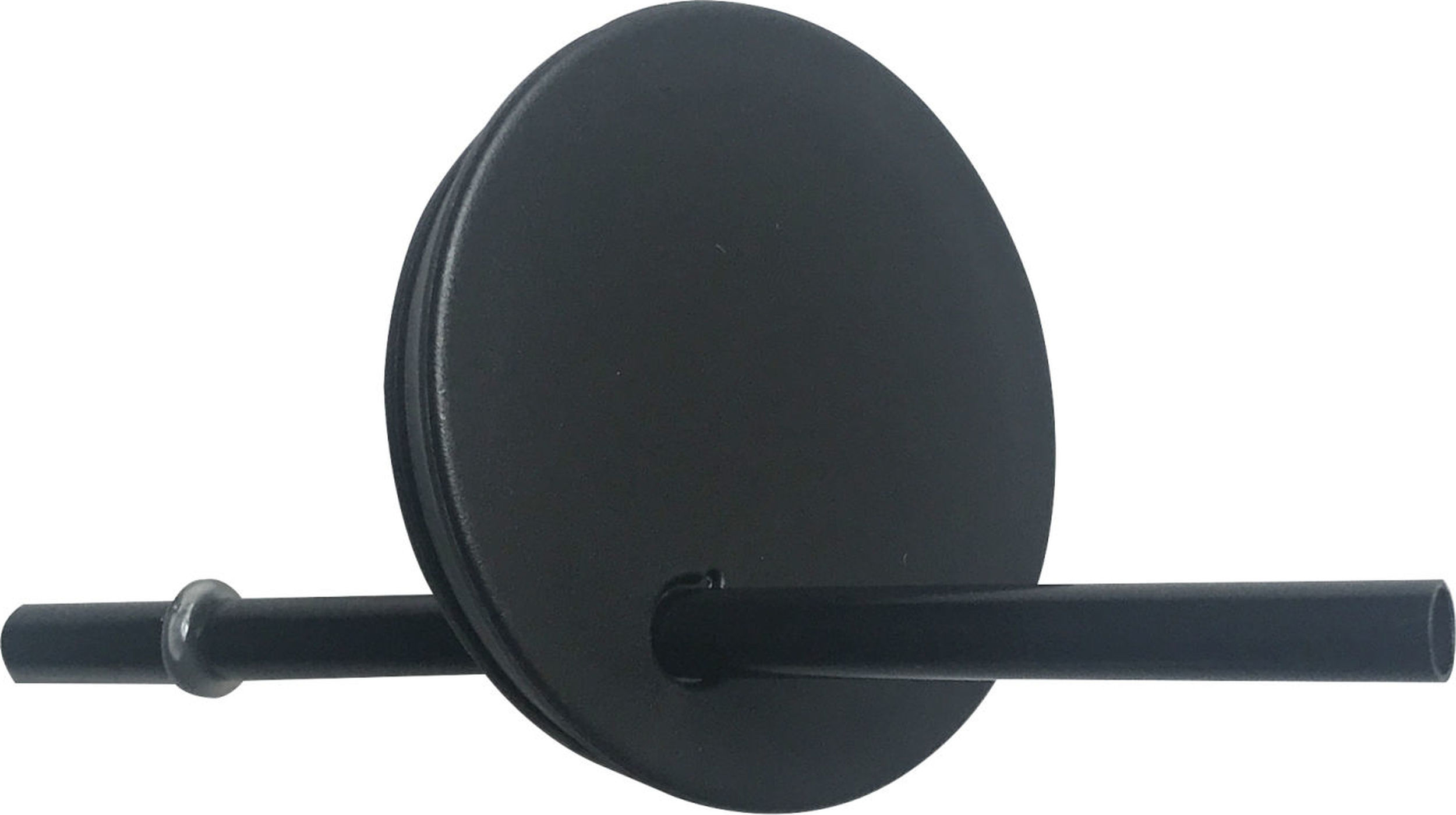 Pokrywka ze słomką do kubków Kids Personal czarna słomka