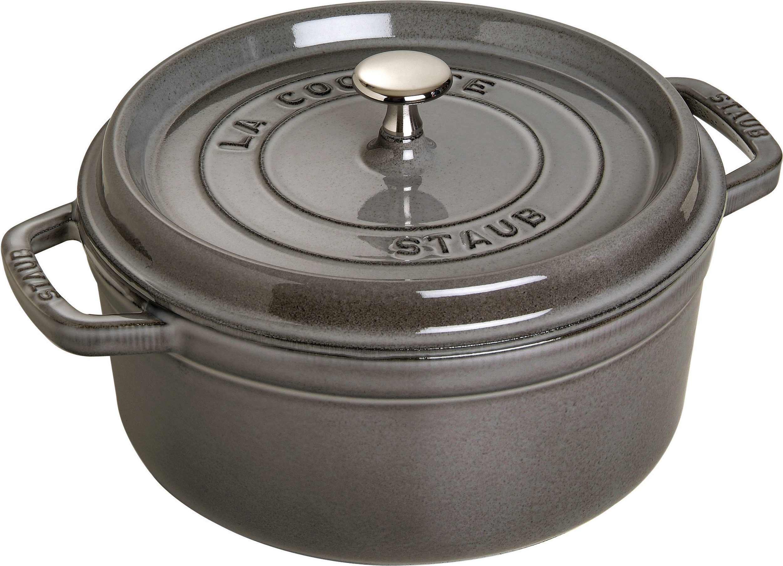 Garnek La Cocotte 3,8 l grafitowy żeliwny