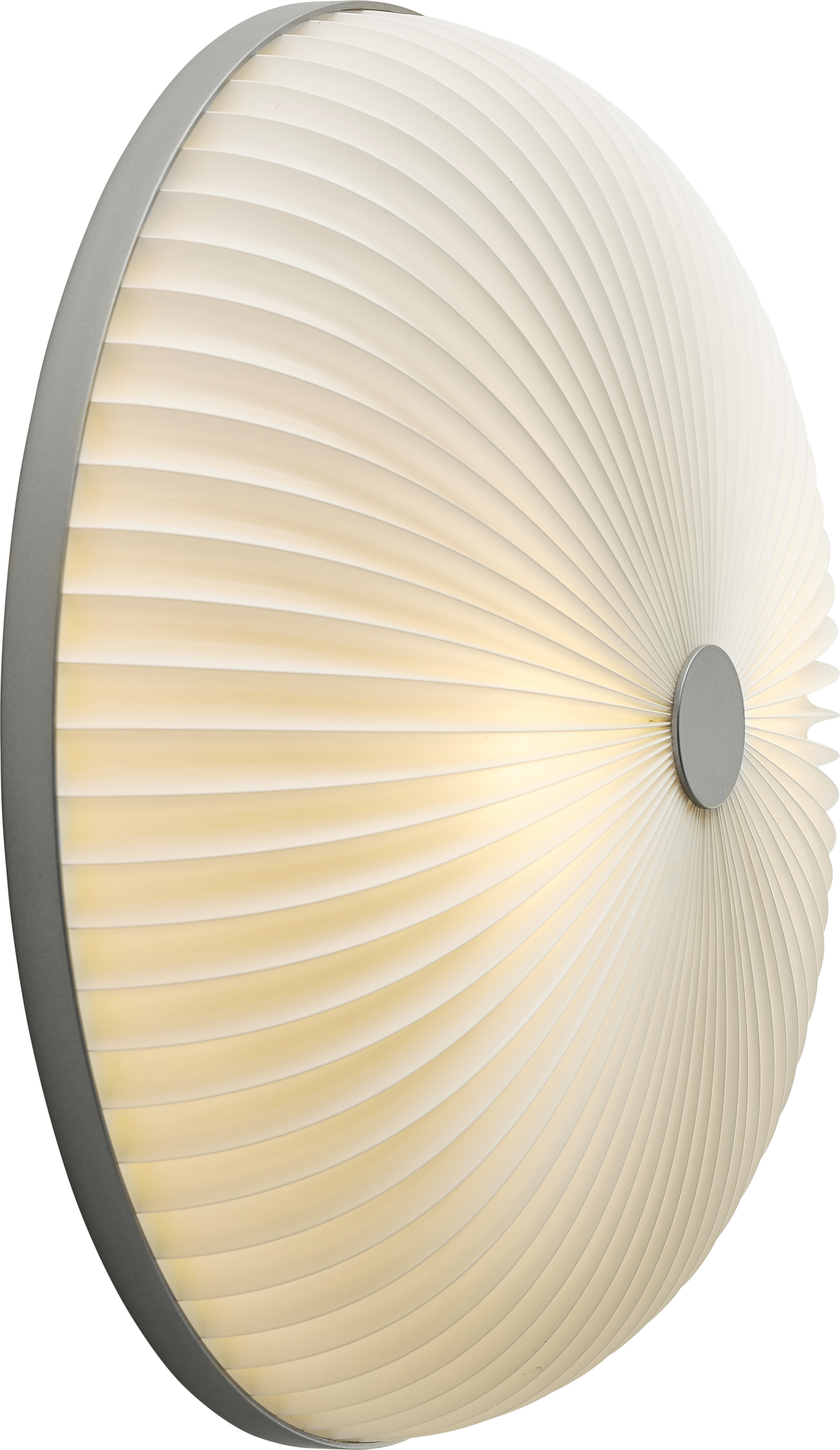 Plafon Lamella 35 cm srebrny