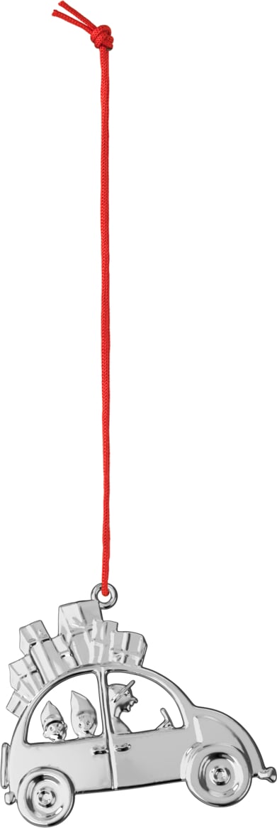 Ozdoba choinkowa Karen Blixen samochód 6,5 cm srebrny