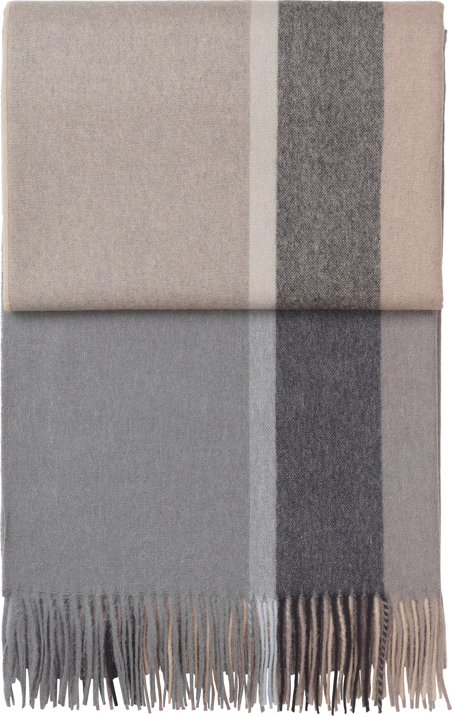 Koc Manhattan 130 x 200 cm szaro-beżowy