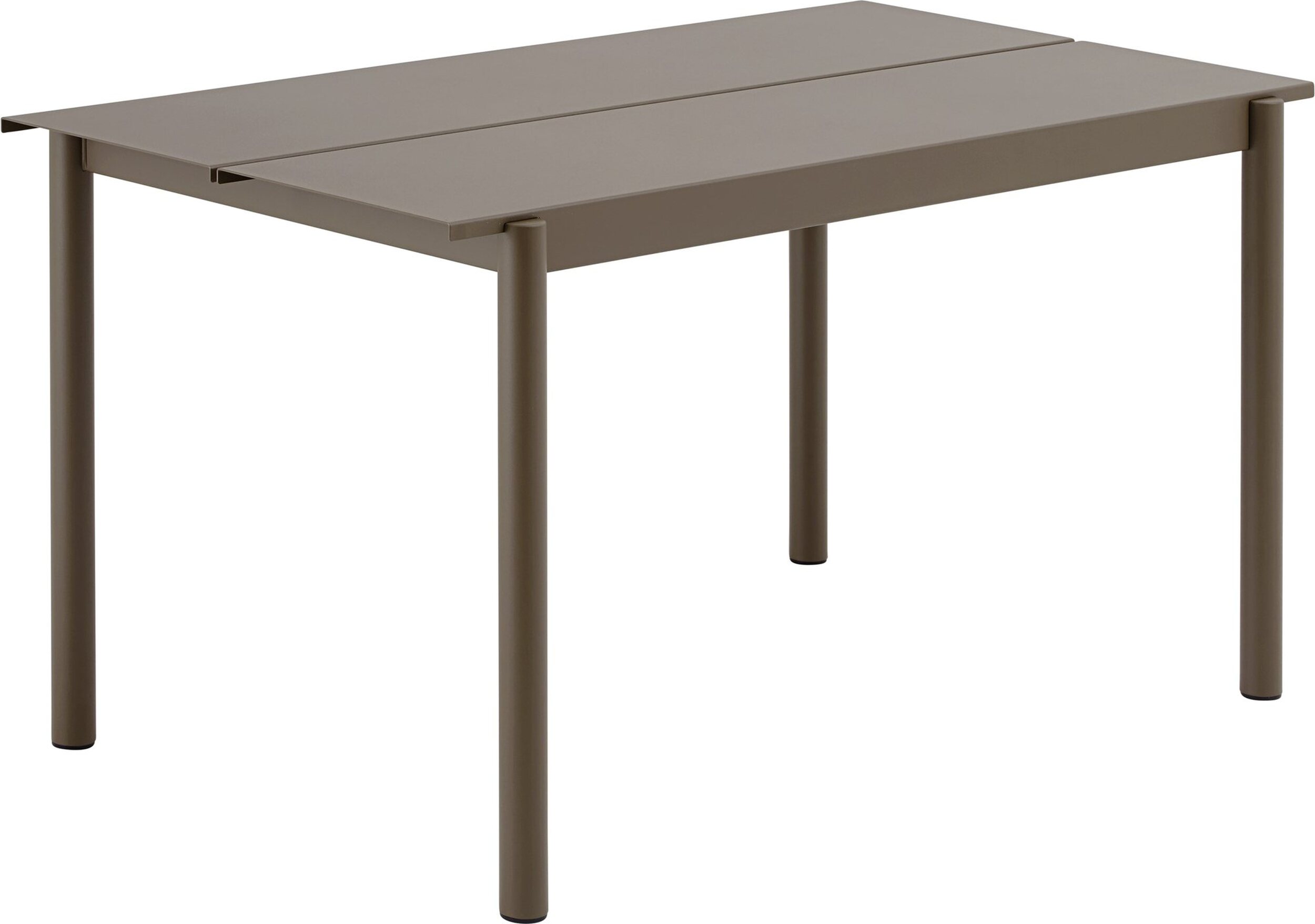 Stół ogrodowy Linear 140 x 75 cm taupe