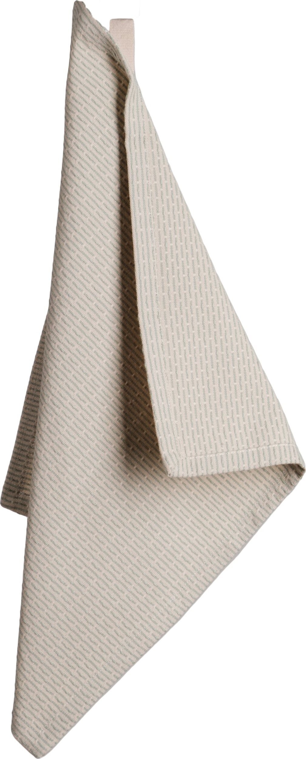 Ścierka kuchenna The Organic Company 30 x 35 cm zielono-beżowa