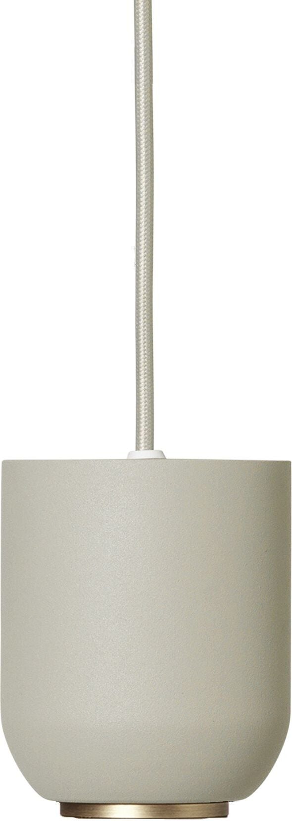 Lampa wisząca Bell jasnoszara