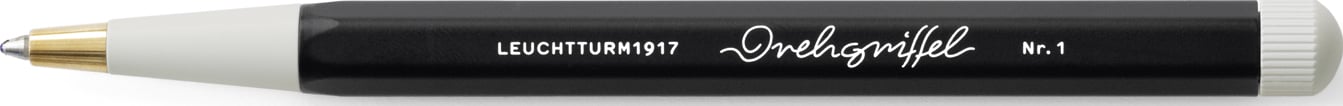 Długopis kulkowy z niebieskim tuszem Drehgriffel Nr. 1 czarny