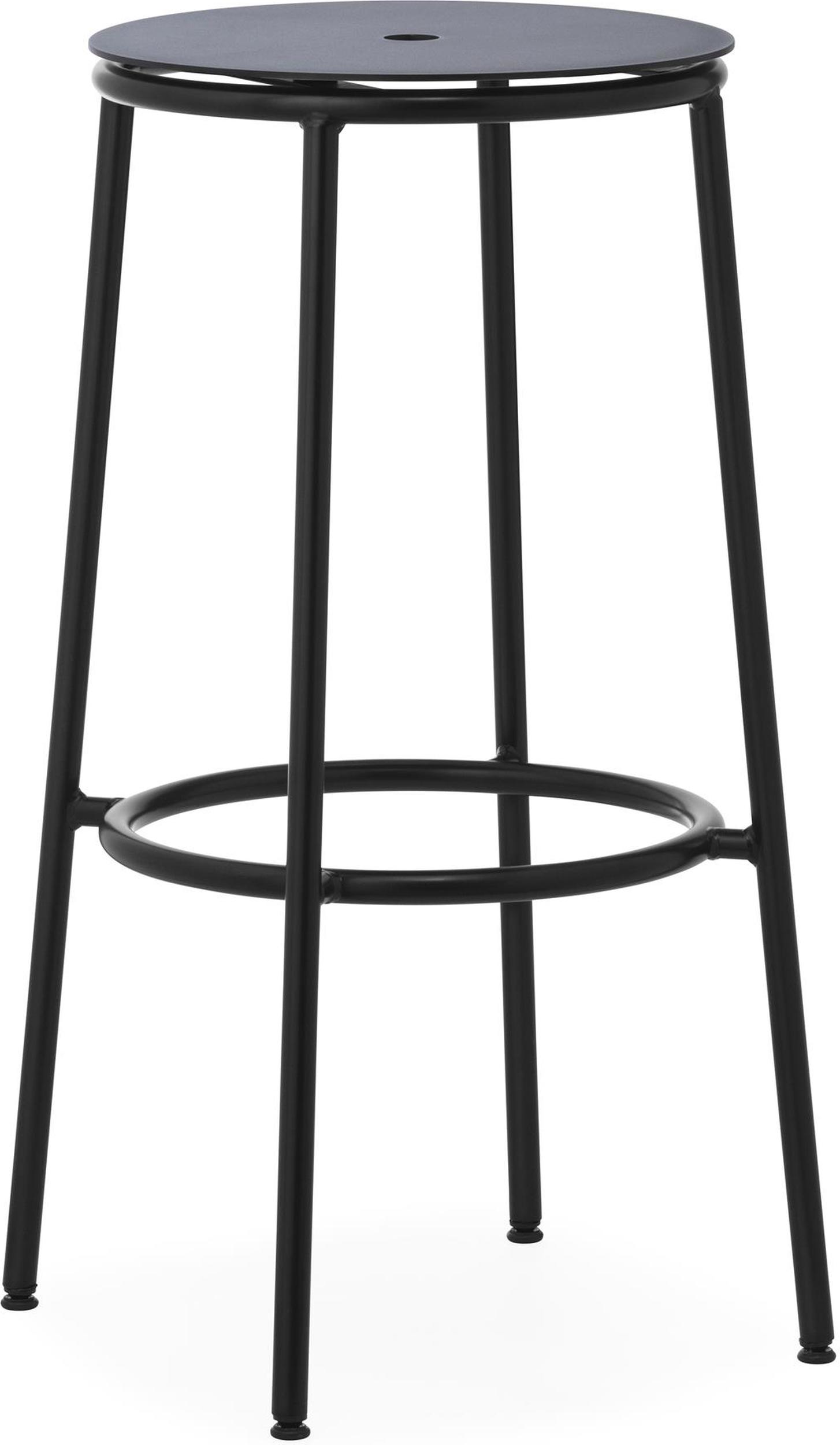 Stołek barowy Circa 75 cm aluminium