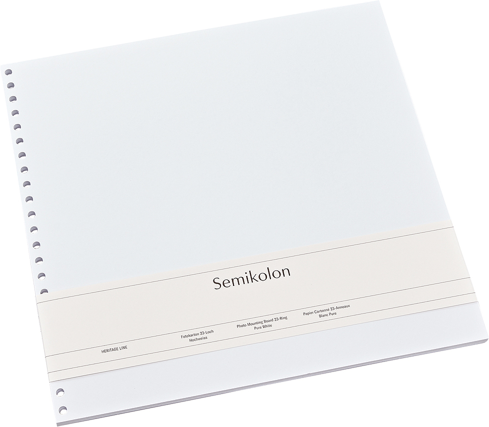 Strony uzupełniające do albumu na zdjęcia Photograph 23 Ring białe 20 szt.