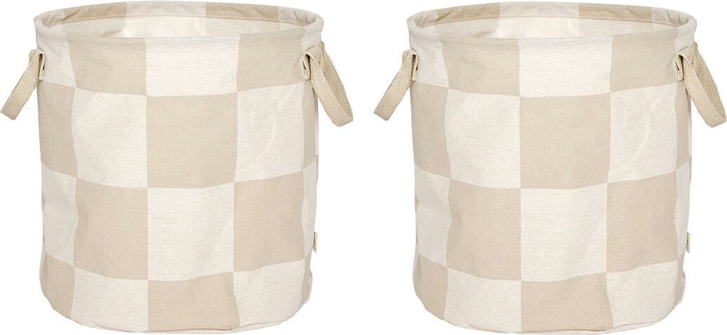 Kosze do przechowywania Chess M beżowe 2 szt.