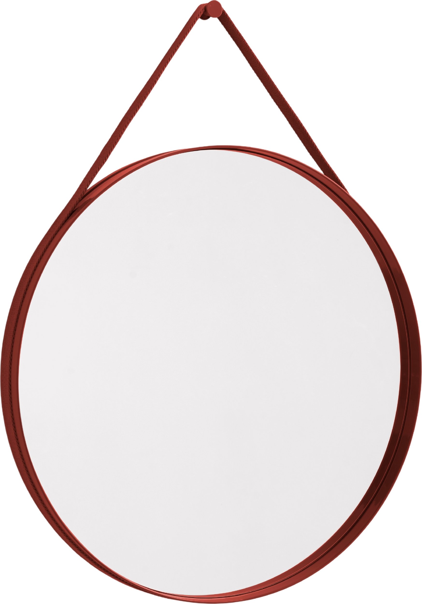 Lustro ścienne Strap 70 cm czerwone