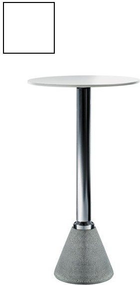 Stolik wysoki Table_One Bistrot biały