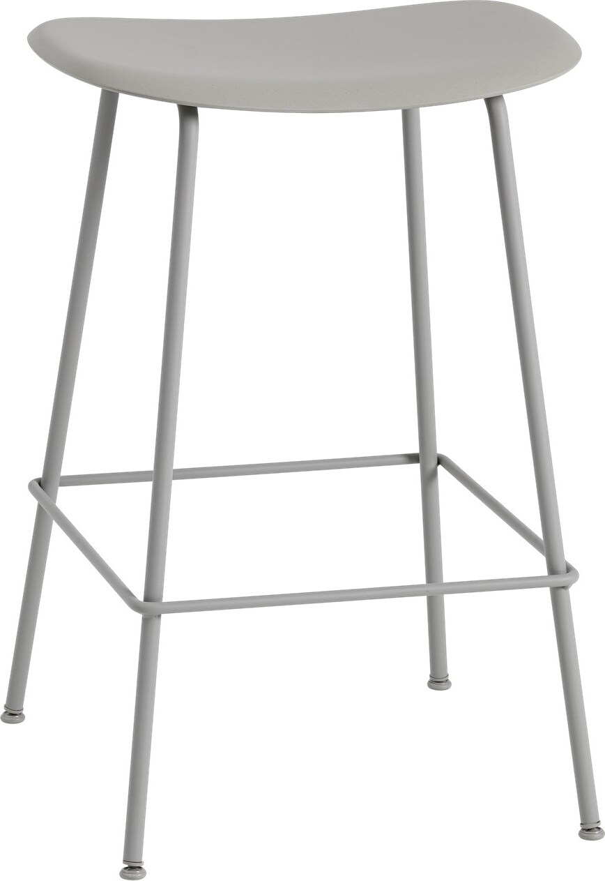 Stołek Fiber Tube 65 cm szary