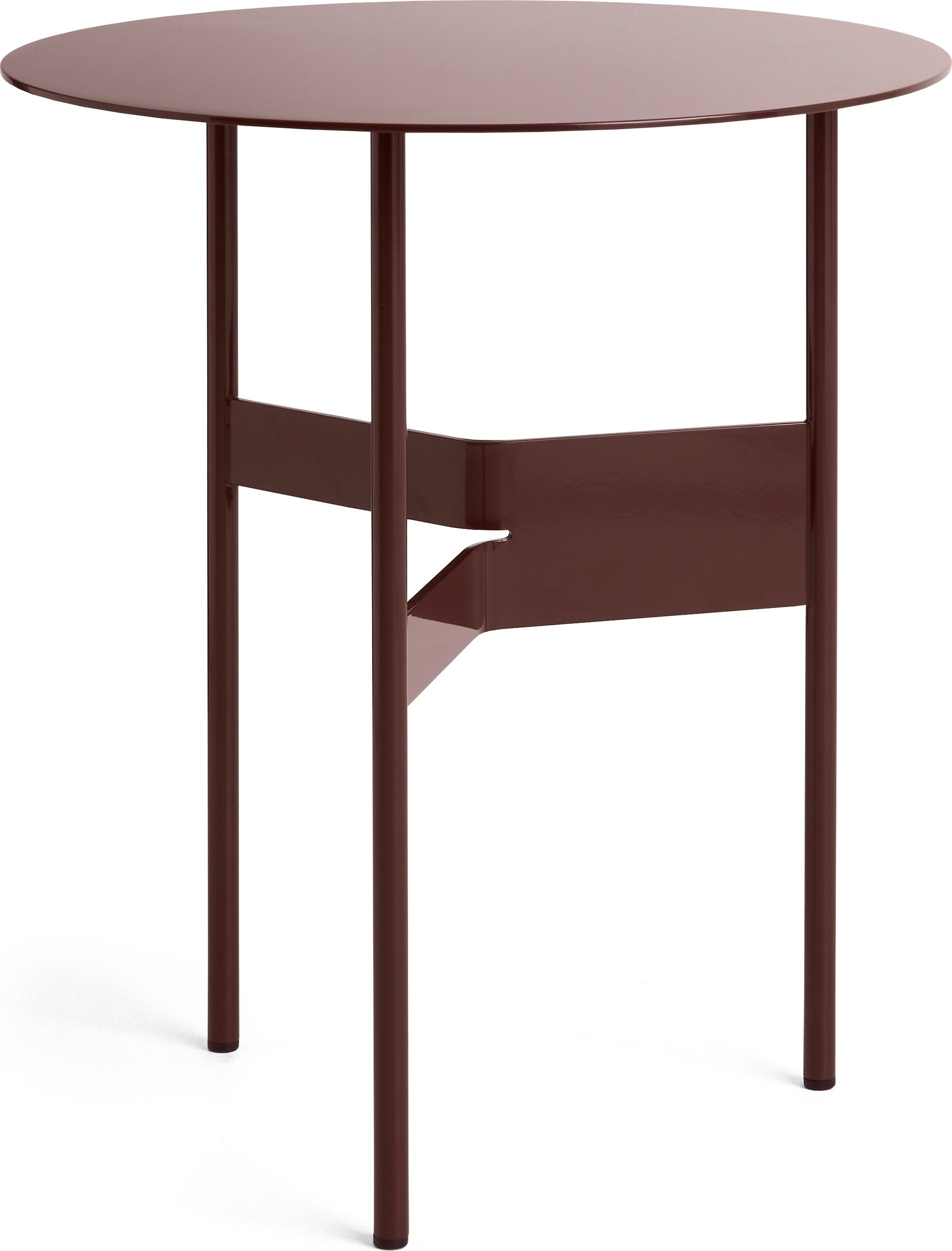 Stolik kawowy Shim 45 cm bordowy