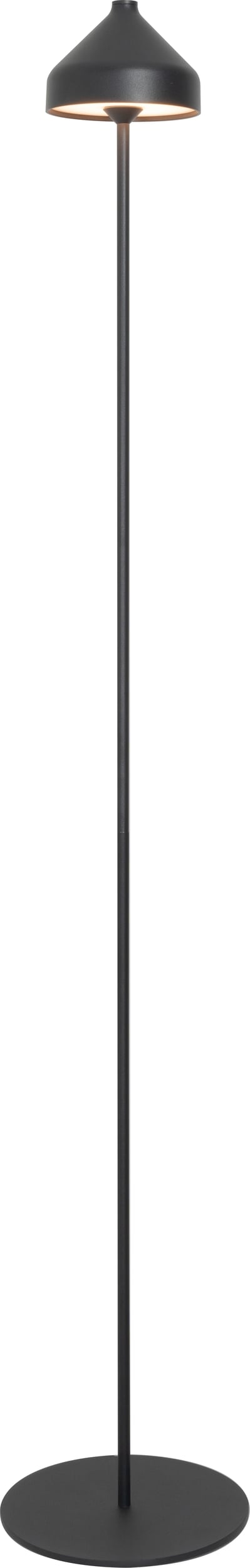 Lampa podłogowa bezprzewodowa Amelie czarna