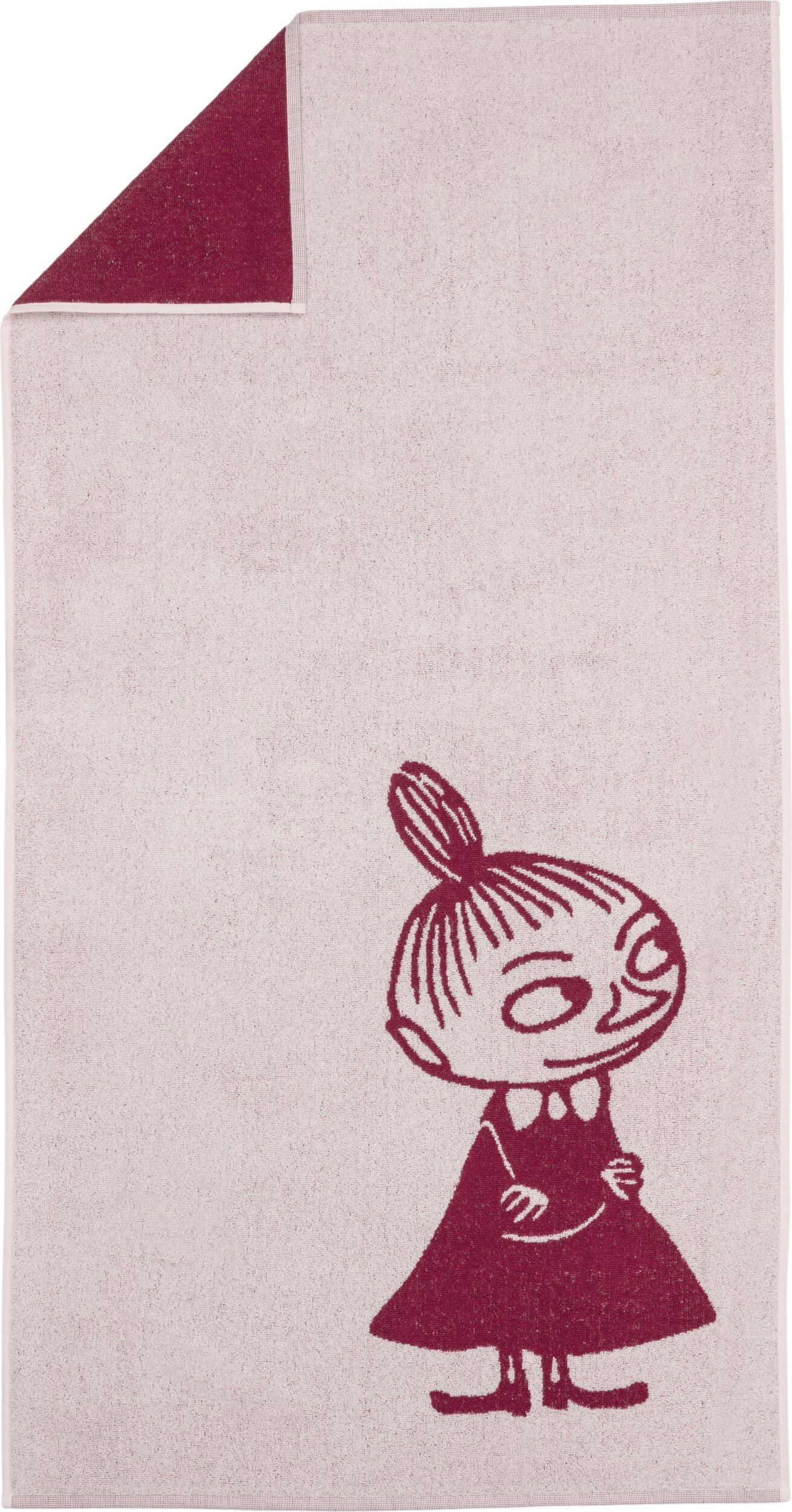 Ręcznik Arabia Finland Muminki Mała Mi 70 x 140 cm różowy