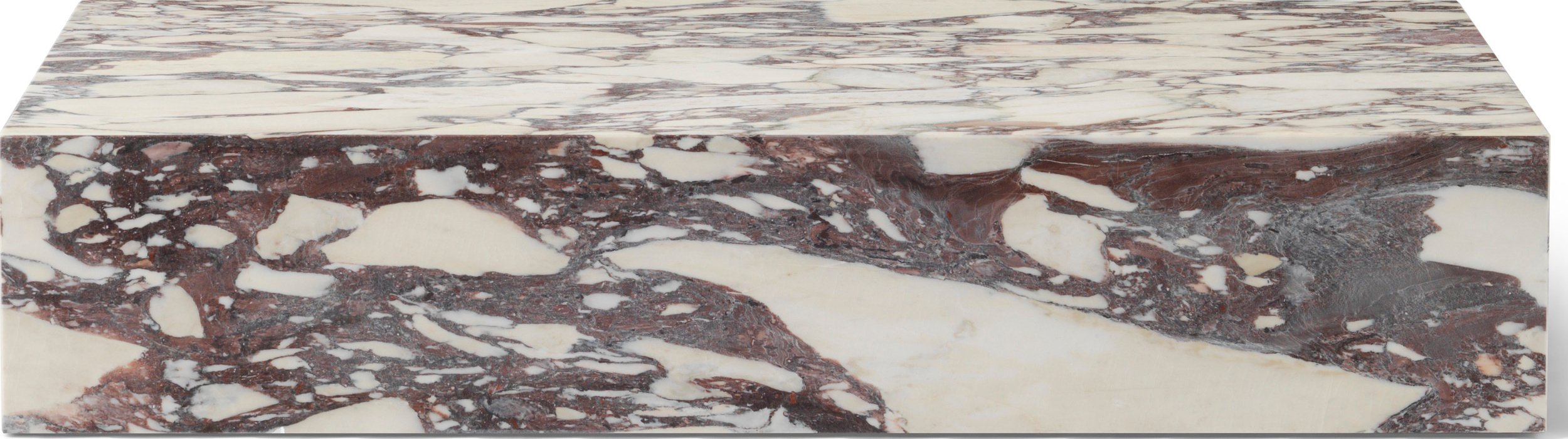 Stolik kawowy Plinth Calacatta Viola 137 cm