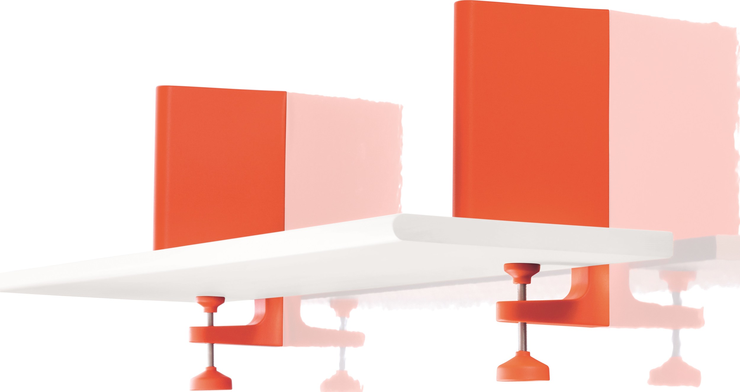 Półka Spike 25 x 90 cm biały blat