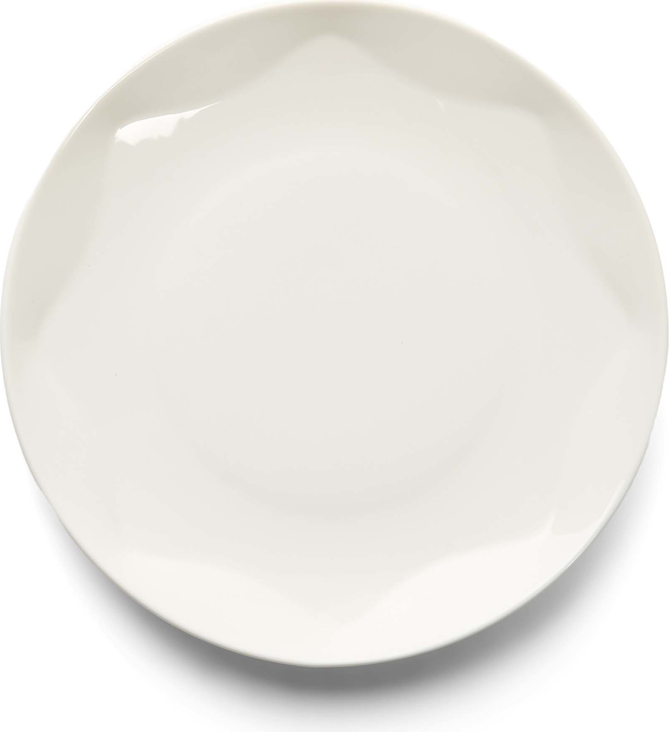 Talerz Sculpture biały