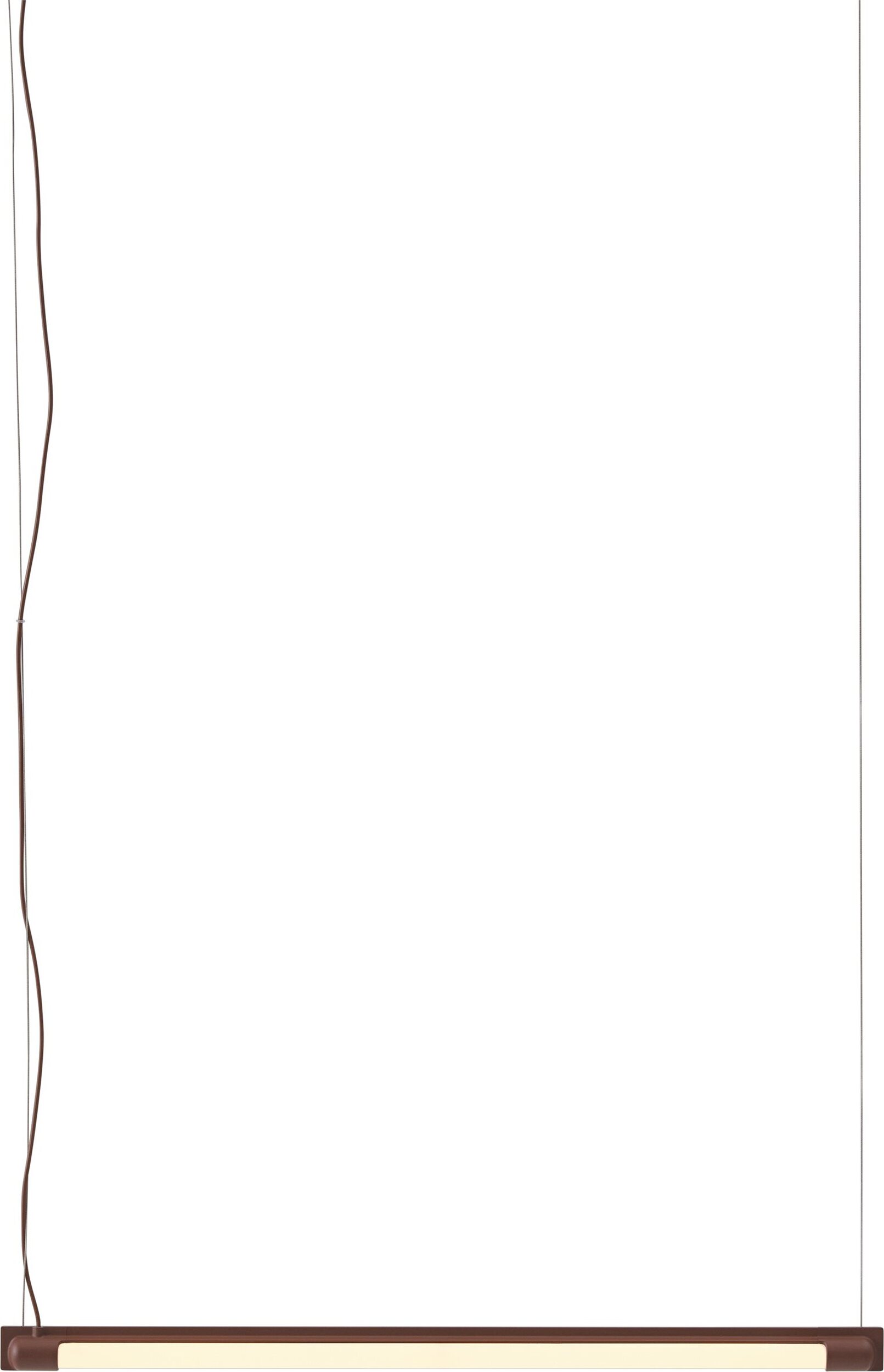 Lampa wisząca Fine Suspension 60 cm bordowa