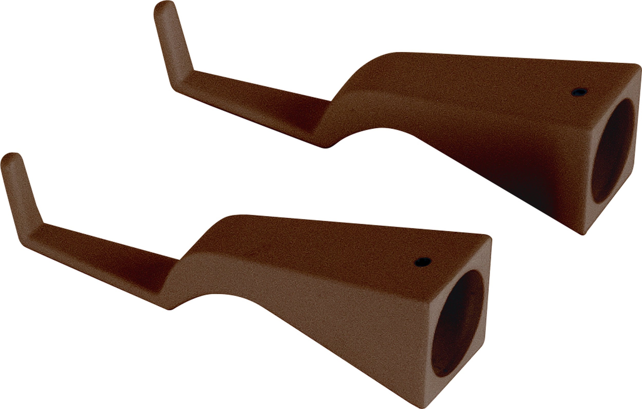 Zawieszenie ścienne do lampy modułowej Pencil brązowe poziome 2 el.