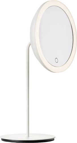 Lusterko powiększające Bordspejl białe z lampą