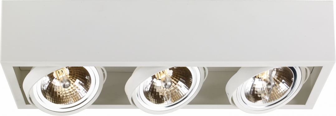 Lampa sufitowa Cube 3 biała